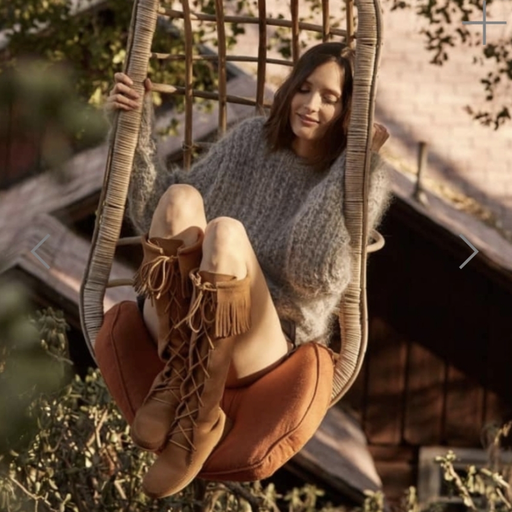 Women's Tan Knee-High Boots